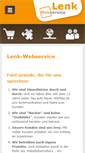 Mobile Screenshot of lenk-webservice.de