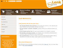 Tablet Screenshot of lenk-webservice.de